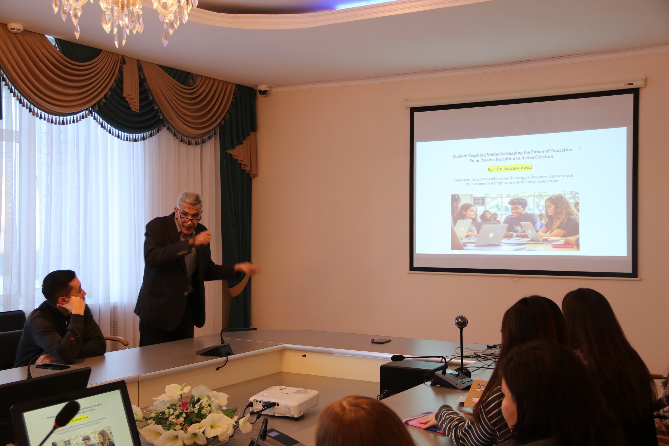 Dr. Hossam Eldean Ahmed Awad провел цикл научных тренингов для преподавателей РИУ